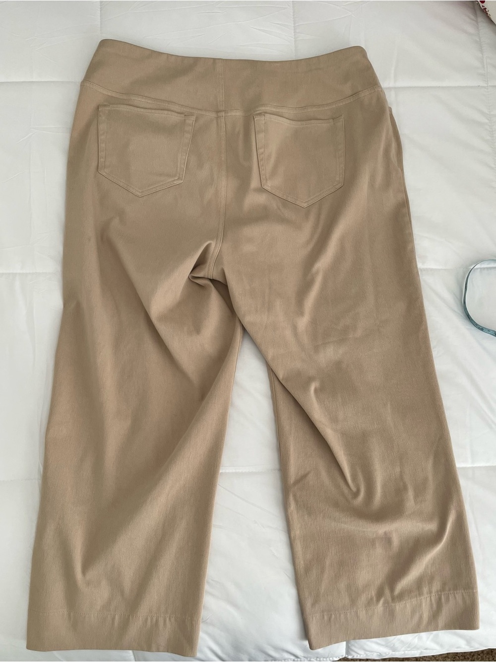 J. Jill Wide-Leg Pull-On Pants in Light Tan - Picture 3 of 4